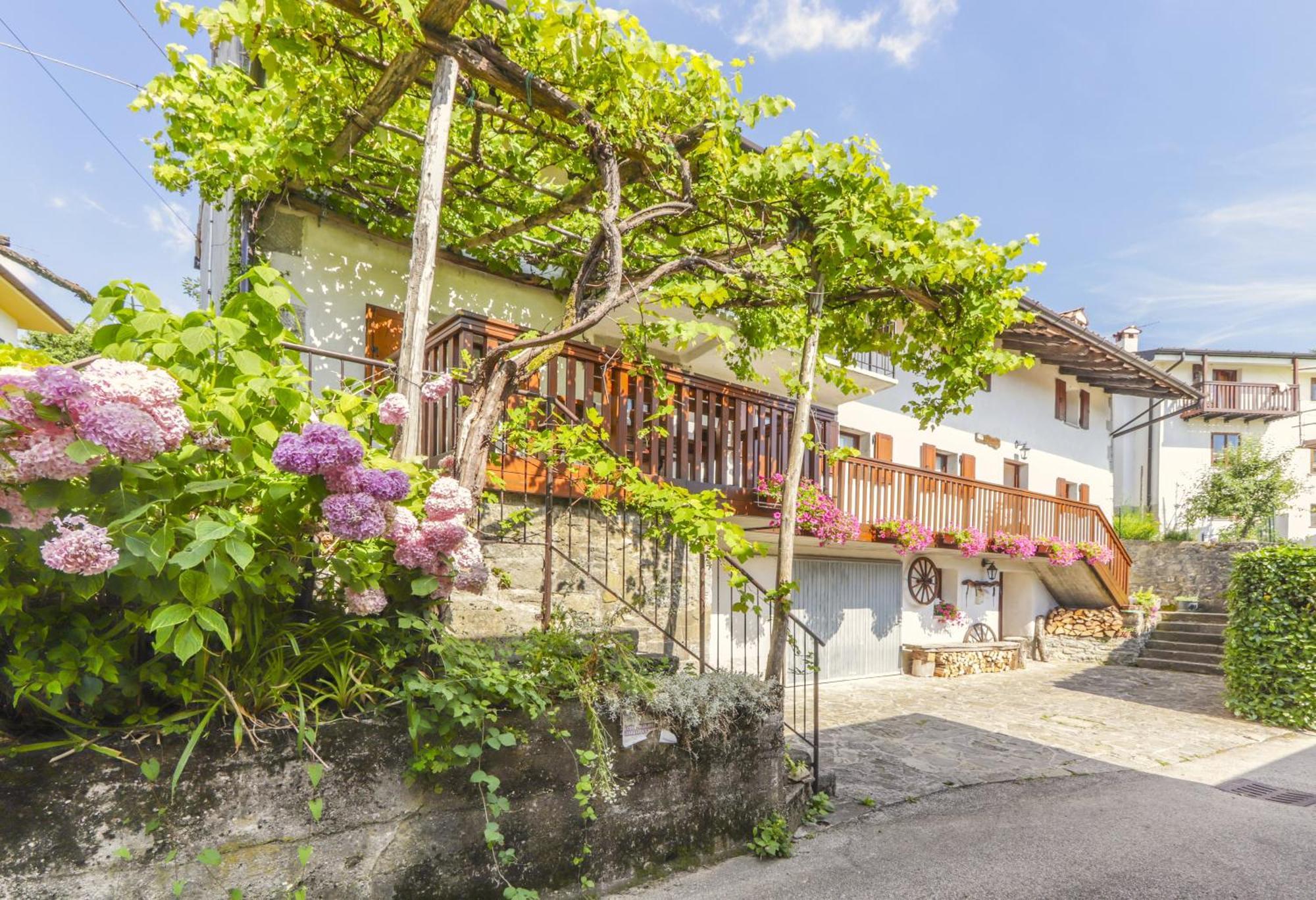 Villa Casa Cebajova Tribil di Sopra Exterior foto